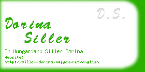 dorina siller business card